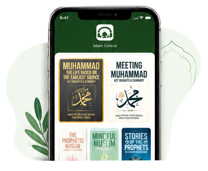 Islam Central app screens